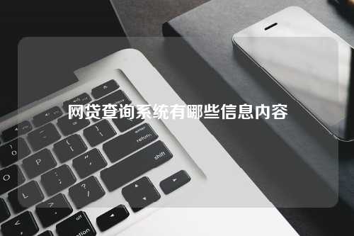 网贷查询系统有哪些信息内容