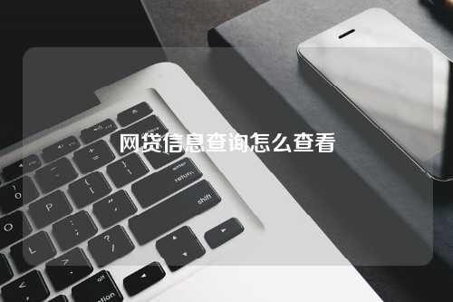 网贷信息查询怎么查看